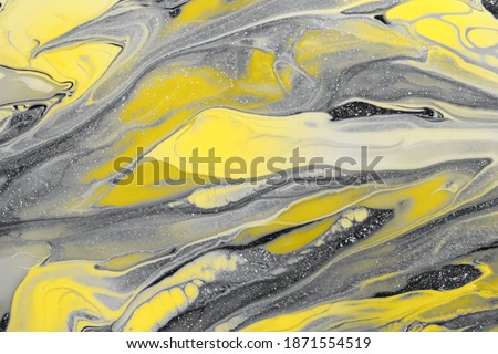 Abstract sparkling multicolor background. Close up nail polish texture. Color 2021.