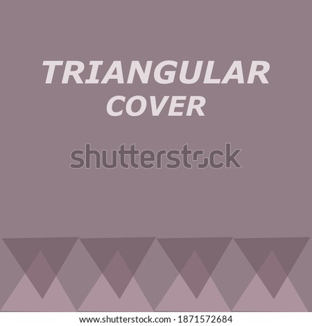Triangular cover. Candy pink background. Perfect for your modern and calm color cover, flyer, banner, poster, template, magazine, etc.