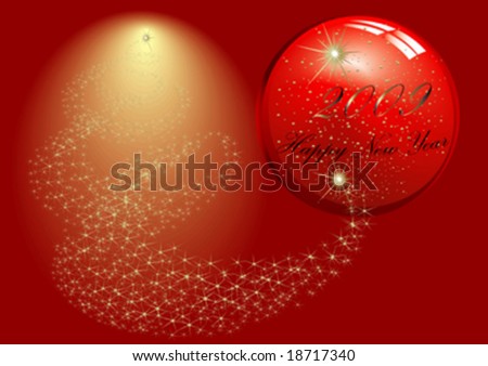  gold stars; christmas background vector