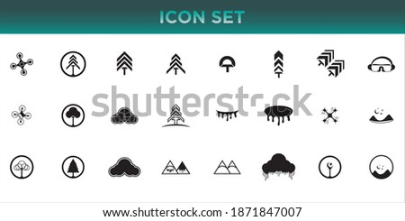 Bed set icon vector graphic of template illustration  eps 10