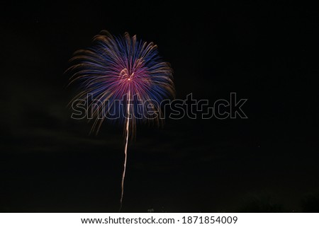 Surprise fireworks in Nagoya Port