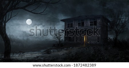 cursed house terror united states 2 Royalty-Free Stock Photo #1872482389