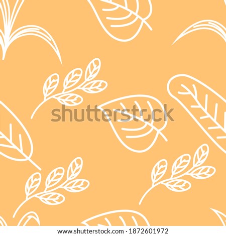 leaf,flower seamless pattern purposes for backdrop, print, wallpaper, decoration
