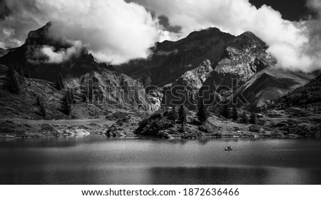 Wonderful Lake Truebsee in Switzerland on Mount Titlis - travel photography