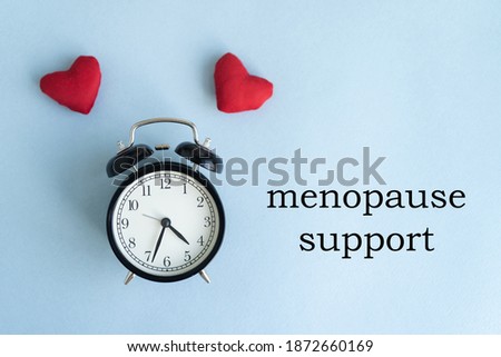 Concept menopause. Symptoms of Menopause Harmonious changes in women older than 40 years. Menopause support. Royalty-Free Stock Photo #1872660169