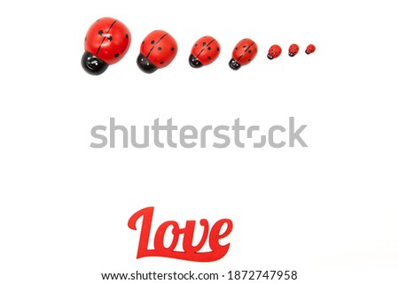 Valentine's day white background for congratulations. Background with place for text.
