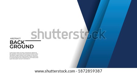 Blue white abstract presentation background. Vector illustration design for corporate business presentation, banner, cover, web, flyer, card, poster
