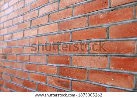 red brick wall, abstract view