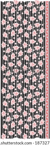 Flower pattern  for fabric print and texture, background or tiles use