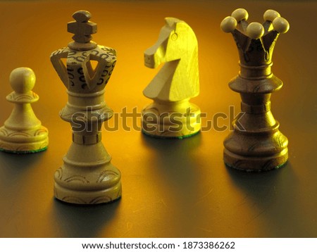 chess game concept for competition idea and strategy, market and industry planning