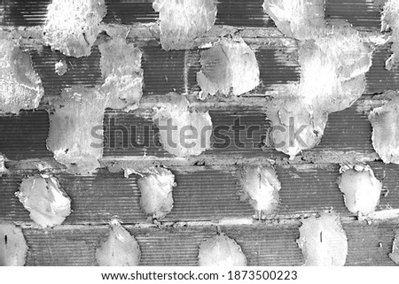 Brick Wall Construction Cement Closeup