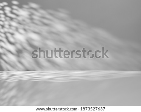 Gray background for product presentation with light and shadow