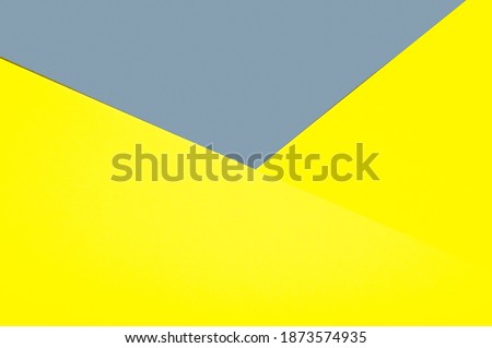 Gray-yellow abstract background. presentation of fashion colors 2021