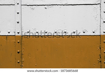 Close up grunge metal background from factory wall