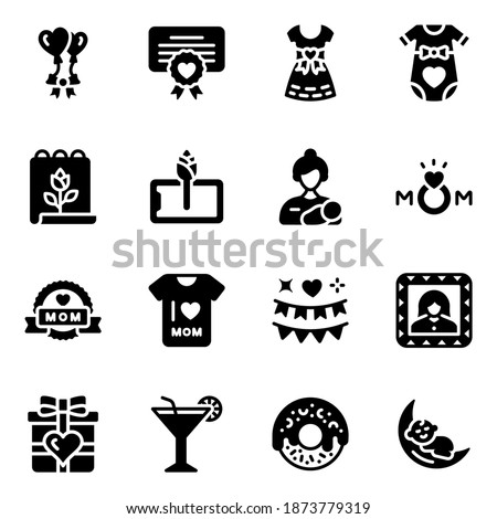 
Party Celebration Solid Icons Pack 
