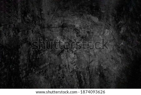 Old wall texture cement dark black gray.