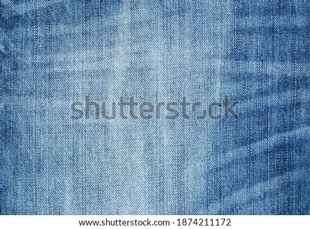 Blue jeans texture background - High resolution