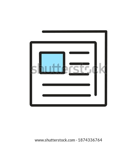 Isolated news computers tecnology online icon- Vector
