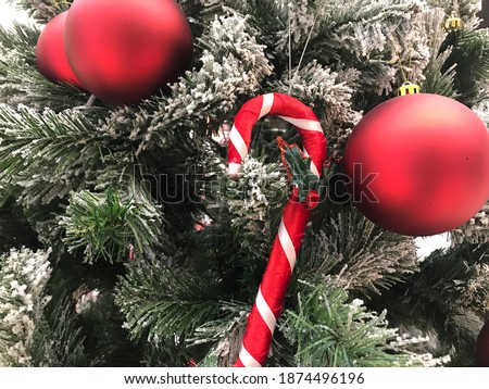 Background Picture. Beautiful decorated Christmas tree to be used as background - holidays concepts. Background Photo.
