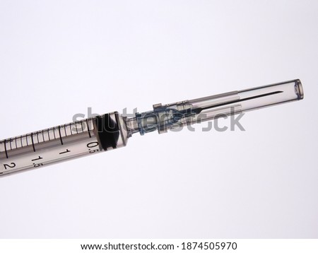 Corona Vaccine Expectations, Medical, Syringe Royalty-Free Stock Photo #1874505970