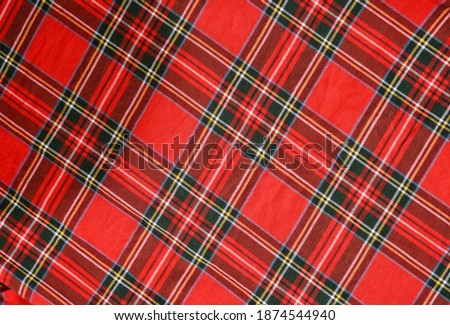 Red and black, white 
tartan plaid scottish Seamless Pattern. Texture from tartan, plaid, tablecloths, shirts, clothes, dresses,

