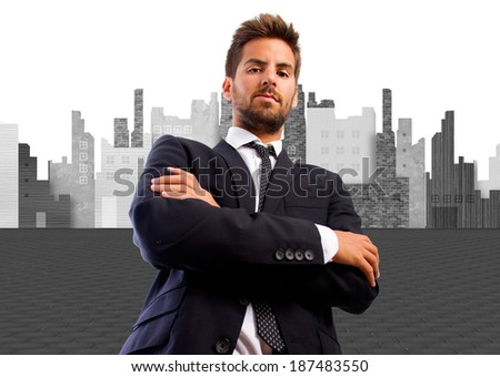 young man angry gesture