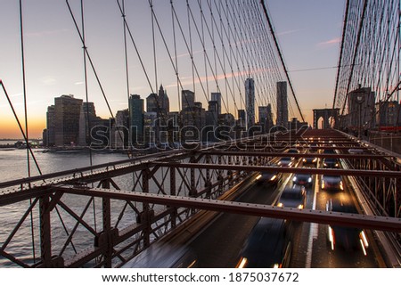 Brooklyn Bridge at Sunset NY