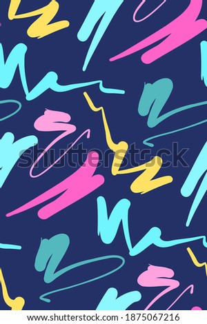 Abstract doodle background . Hand drawn illustration. Modern design pattern. Vector