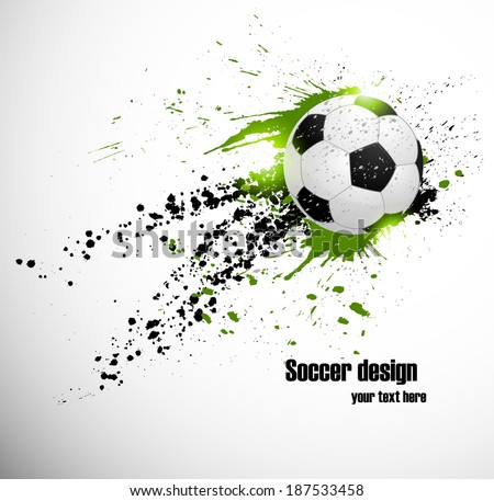 Soccer deign. Design for brazil soccer  championship Royalty-Free Stock Photo #187533458
