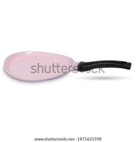 Round pan for making traditional pancakes or omelette