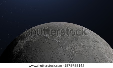 Realistic Moon 3D, Lunar Space Super Zoom 