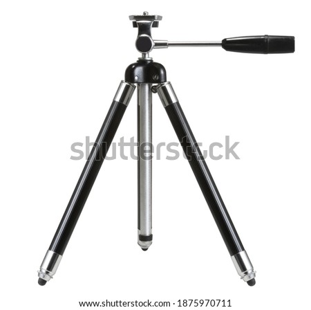 Tripod for photographer on a white background.
