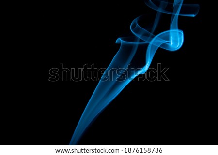 smoke shape with black background
