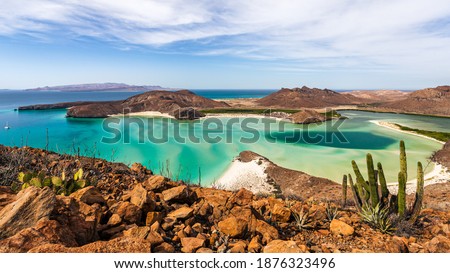View of stunning bay in Baja California, Mexico Royalty-Free Stock Photo #1876323496