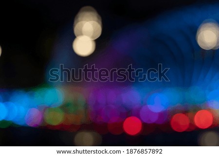 Colorful bokeh lights abstract background