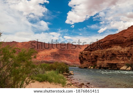 Lee's Ferry on the Colorado River near the Grand Canyon. High quality photo