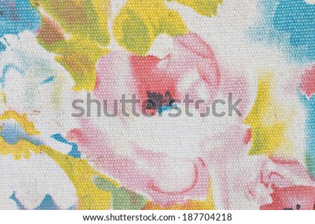 tapestry textile pattern with floral ornament useful as background