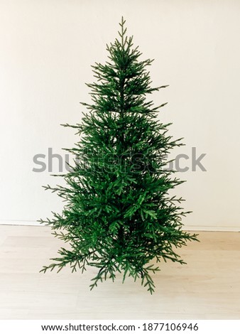Christmas tree with gifts decor for the new year