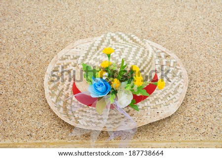 Summer panama straw hat