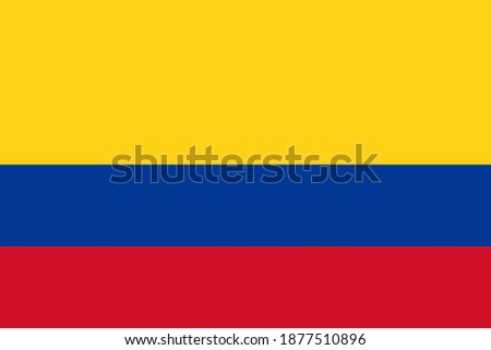 Colombia flag vector art and graphics