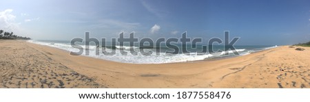 Panoramic picture of sandy beach, super beach, superior, beach, local beachpark, panoramic pure beach, hot summer panoramic beachs with coastline 