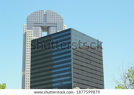 Downtown Dallas architecture and historical sites