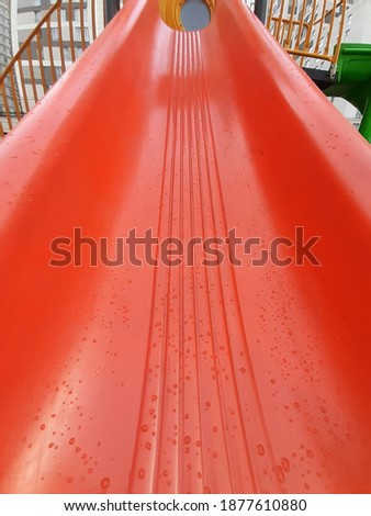 Colorful slide for the childrens.