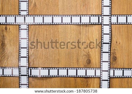 Film stripes background. Film stripes frame