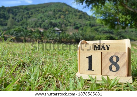 May 18, Country background for your business, empty cover background.