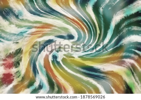 Abstract colorful bright swirls tie die pattern blur background