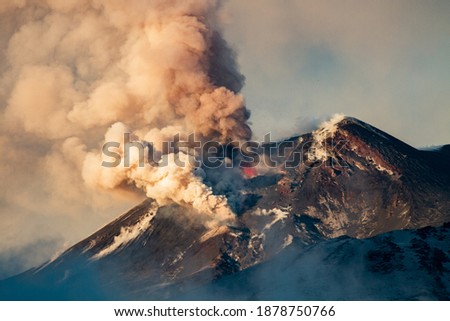 Mount Etna erupts in Sicily 