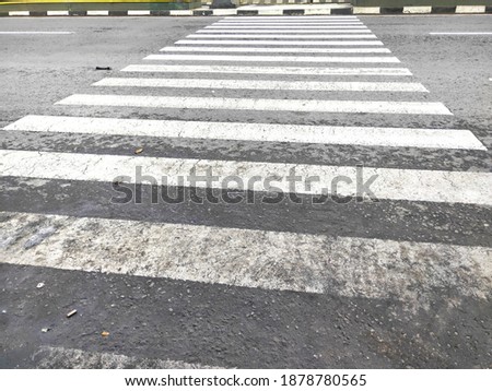 A zebra crossing is a type of pedestrian crossing used in many places around the world