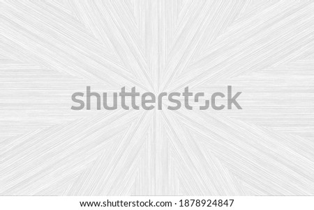 White starburst wood marquetry pattern