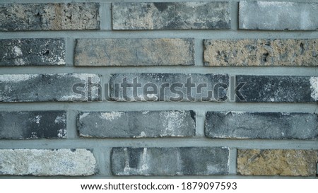 Yellow and gray brick texture                  